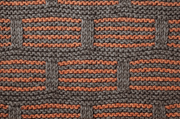 Knitted woollen texture background.