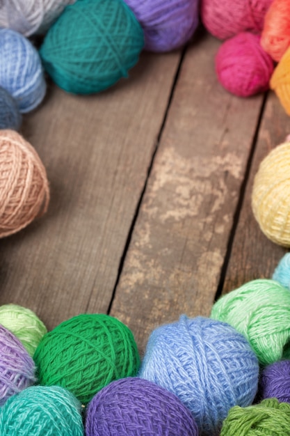 Knitting on the old board