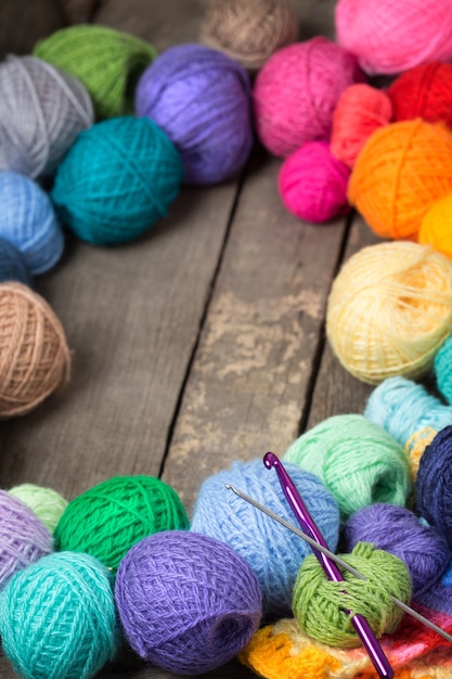 Knitting on the old board