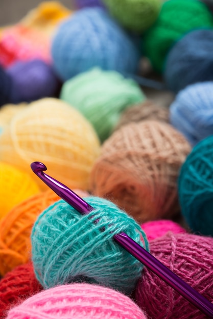 Knitting on the old board