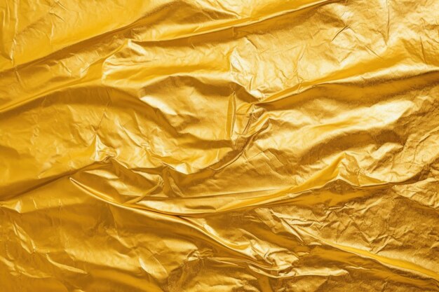 Фото Золотая фольга с узлами, создающая уникальную текстуру