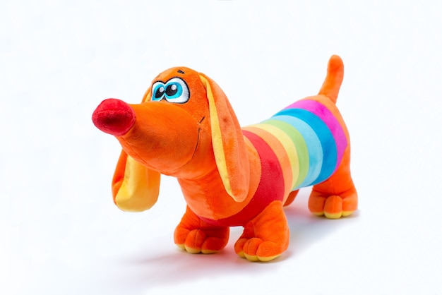 Knuffelhond met LGBT-vlag