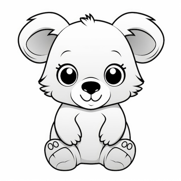 Koala Adventures A Funfilled Coloring Book for Kids with Bold Cartoon Designs and Thick Black Line