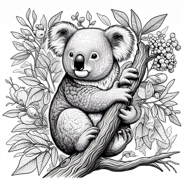 Koala Coloring