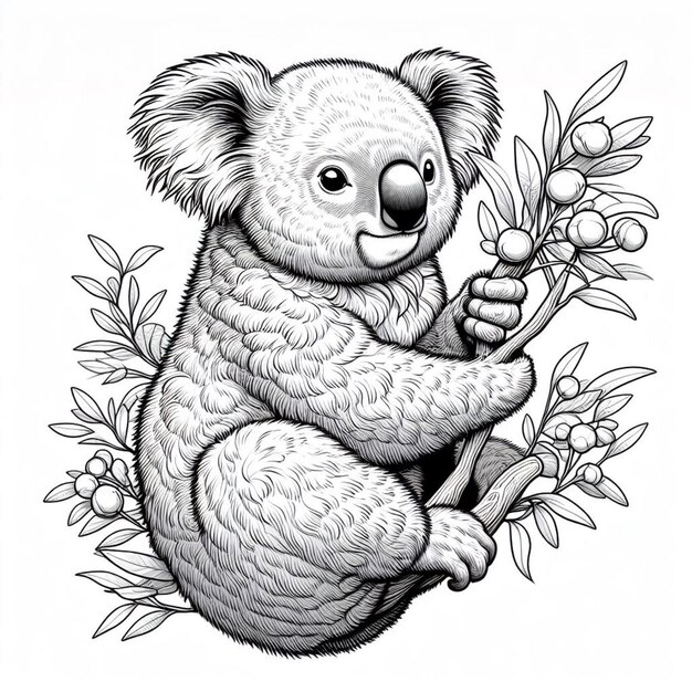 Koala Coloring