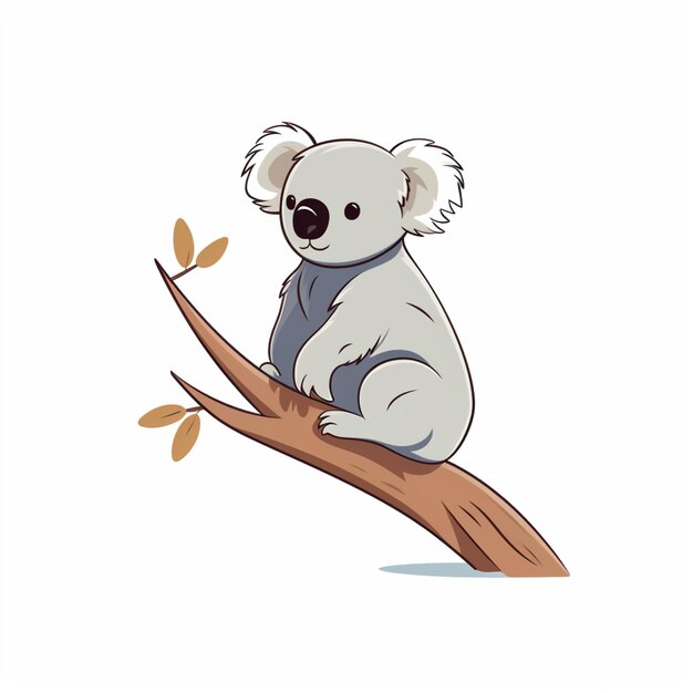 koala in eucalyptus