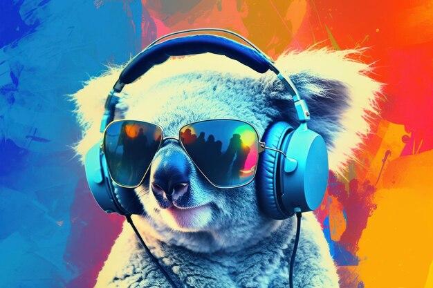 Koala headphones Generate Ai