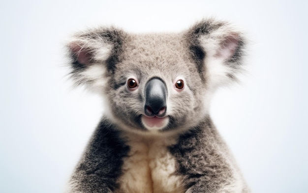 Koala op witte achtergrond