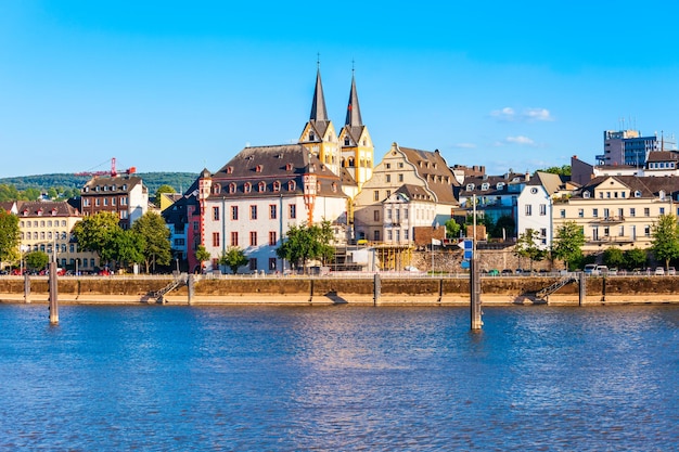 Koblenz city skyline in Germany