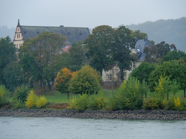 Photo koblenz at the rhine river