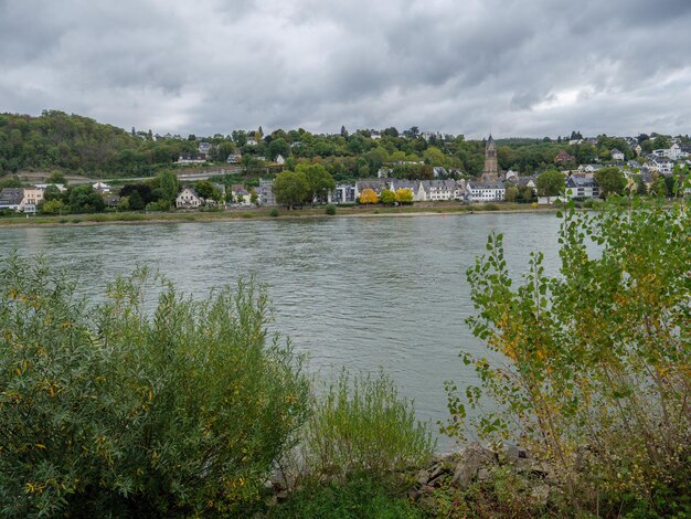 Photo koblenz at the rhine river