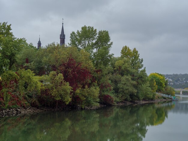 Photo koblenz at the river rhine