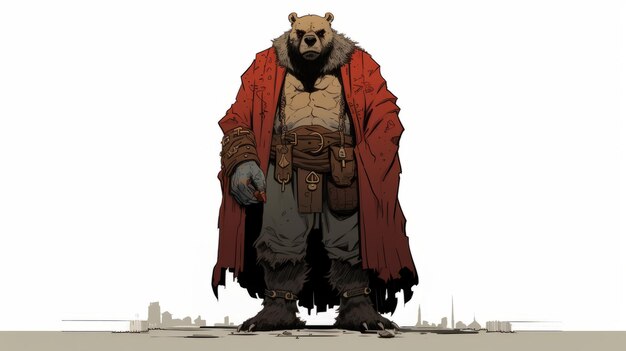 Photo kobola wrath of the lich bear illustration by mike mignola