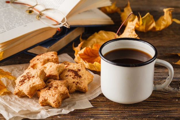 koekjes een kopje koffie