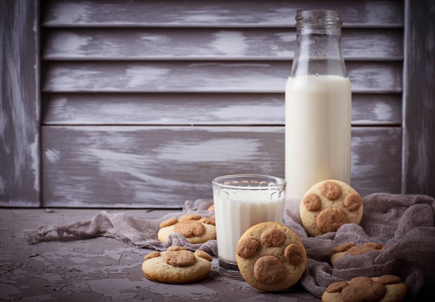 Koekjes in de vorm van kattenpoot. Selectieve aandacht