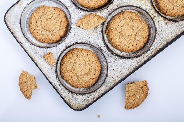 Koekjes in een koekenpan Rustieke stijl