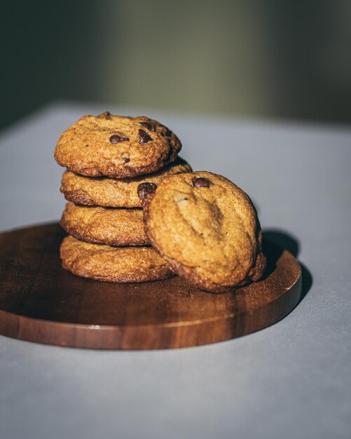 Foto koekjes met chocoladeschilfers