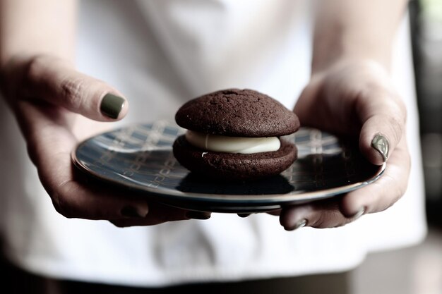 koekjes met donkere chocoladeschilfers