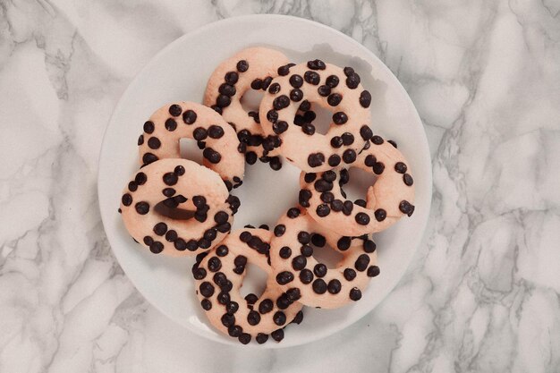 koekjes met donkere chocoladeschilfers