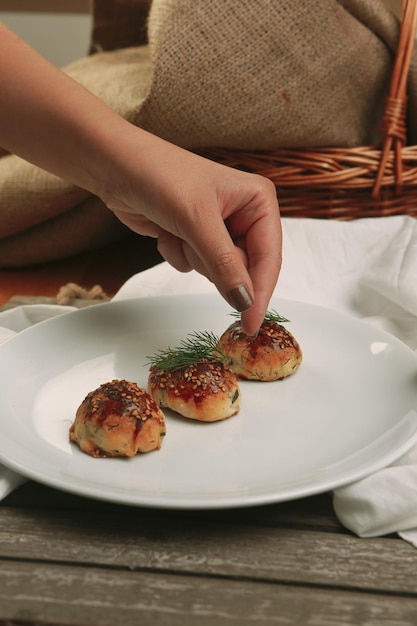 koekjes met donkere chocoladeschilfers