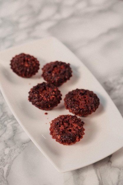 koekjes met donkere chocoladeschilfers