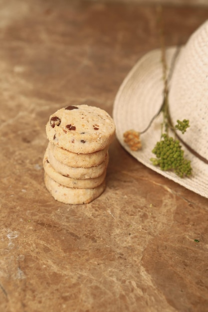 koekjes met donkere chocoladeschilfers