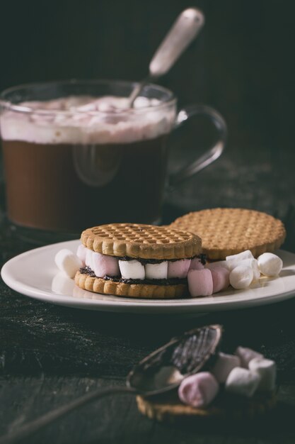 Koekjes met marshmallows