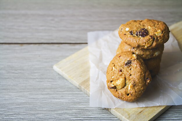 Koekjes op paper.wood vloer