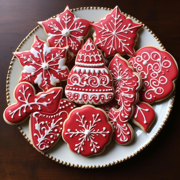 Koekjes voor Kerstmis.