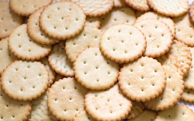 koekjespatroon. culinaire achtergrond, vers gebak, zoetwaren