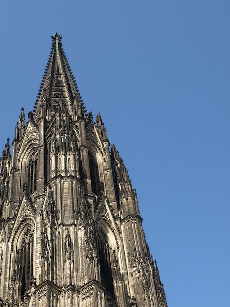 Foto koelner dom (cattedrale di colonia) a colonia, germania