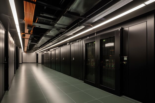 Koelsysteem van het datacentrum met airconditioning-eenheden gemaakt met generatieve ai