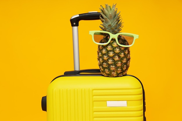 Kofferbagage voor reizen in de zomer en vakantie