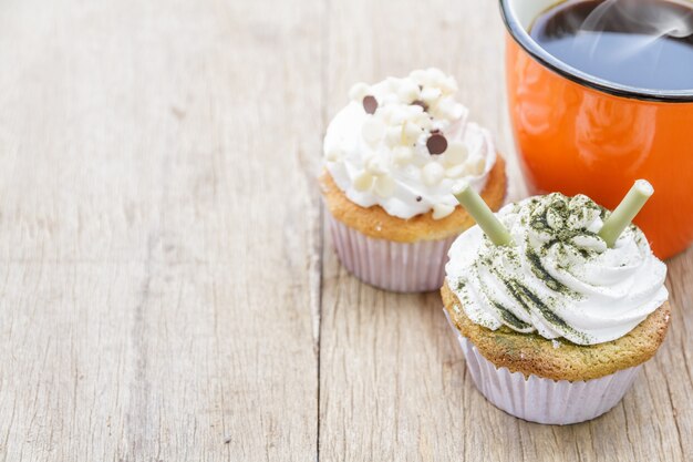 Koffie en Cupcake