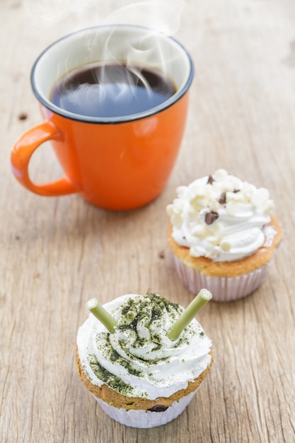 Koffie en Cupcake