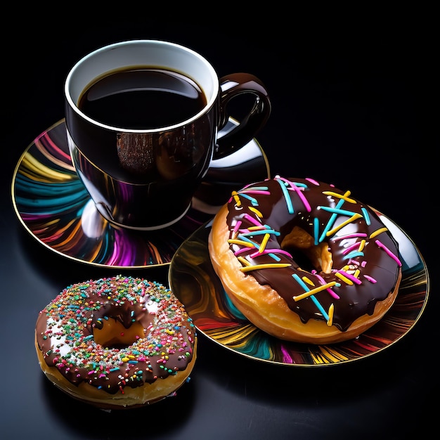 Koffie en donuts, de perfecte combinatie