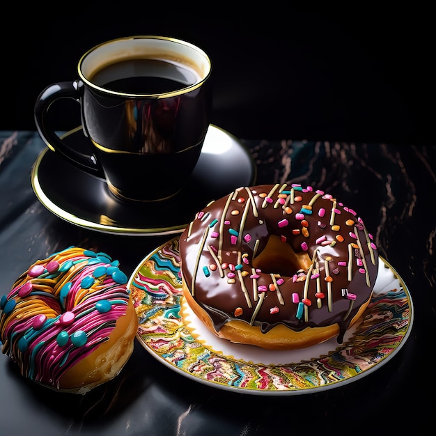 Koffie en donuts, de perfecte combinatie