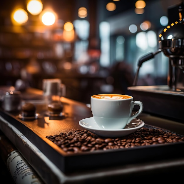 koffie en latte art fotografie