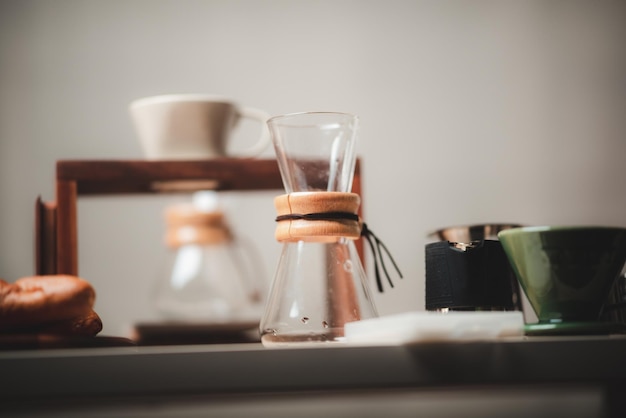 Koffie en thee frisdrank maken tool, thuisgebruik levensstijl van warme drank