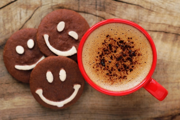 Koffie met koekjes