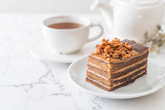 koffie toffee cake