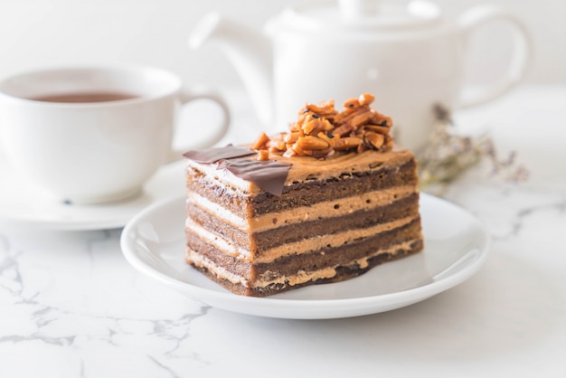 koffie toffee cake