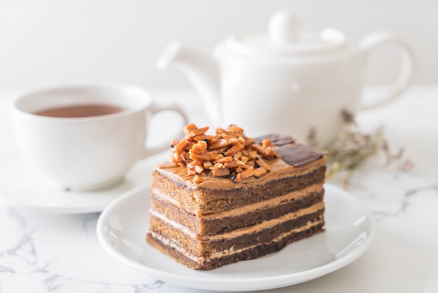 koffie toffee cake