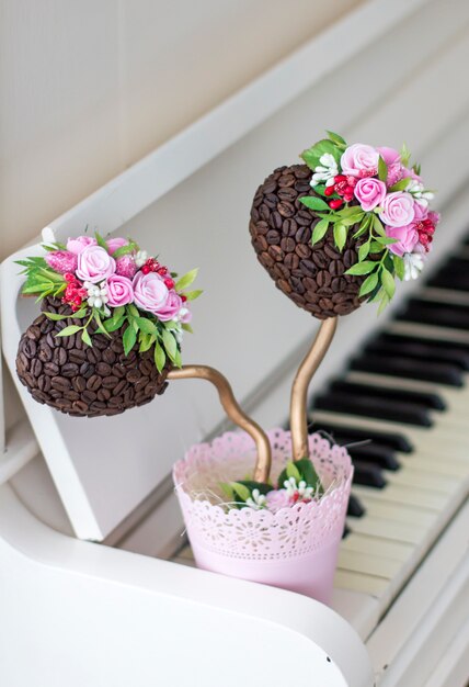 Koffie Topiary Piano