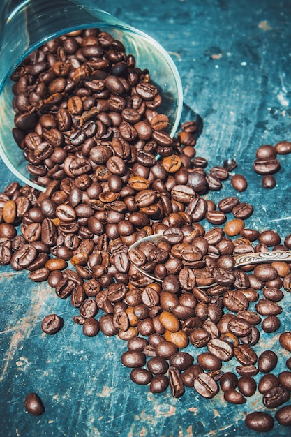 Koffie voor ontbijt en giswerk. Selectieve aandacht.