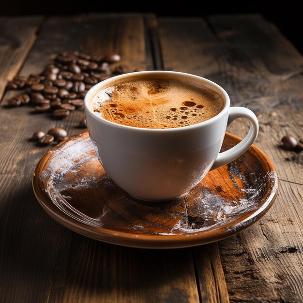 Koffiebeker heerlijke drank geïsoleerde afbeelding hoge resolutie