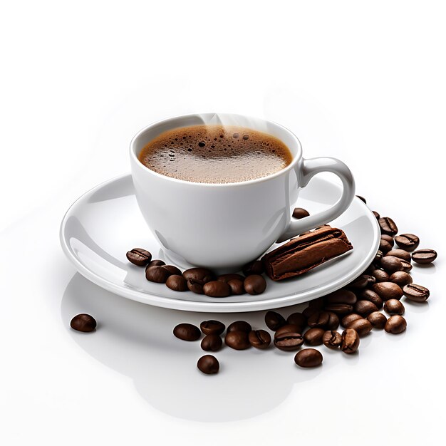 Koffiebeker met cafeïne