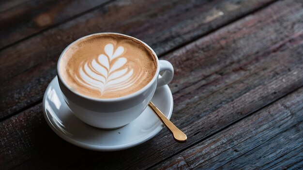 Koffiebeker met latte