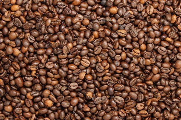 Koffiebonen textuur achtergrond aroma café