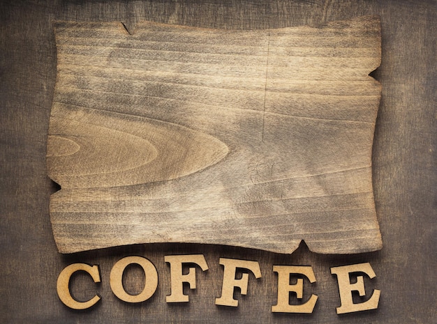 Koffiebrieven en uithangbord